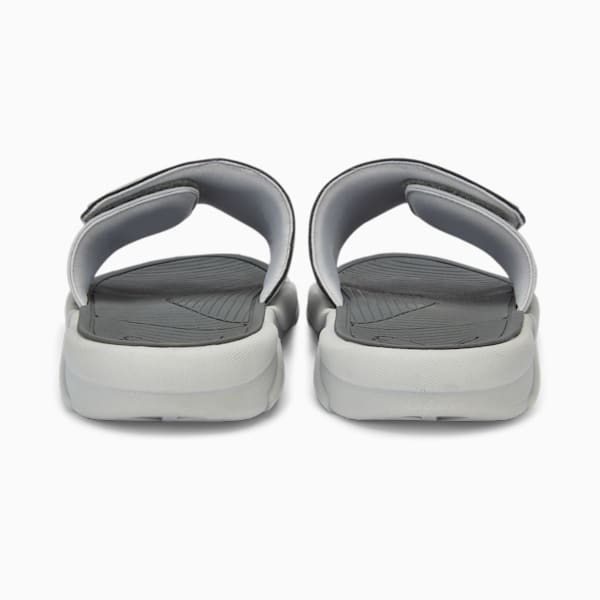 Royalcat Comfort Unisex Slides, Steel Gray-Puma White, extralarge-IND