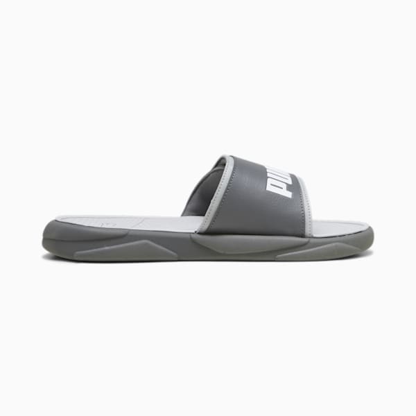 Royalcat Comfort Unisex Slides, Flat Medium Gray-PUMA White-Flat Light Gray, extralarge-IND