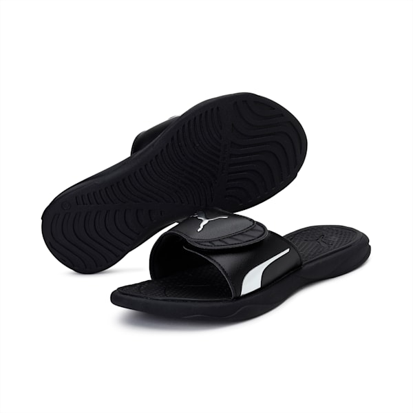 Royalcat Comfort Women's Slides, Puma Black-Puma Silver, extralarge-IND