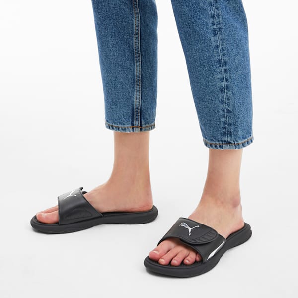Women's puma slides sales