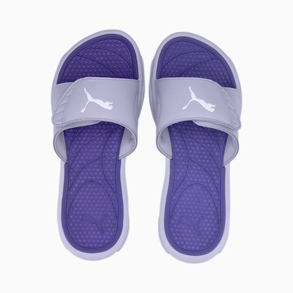Puma top purple slides