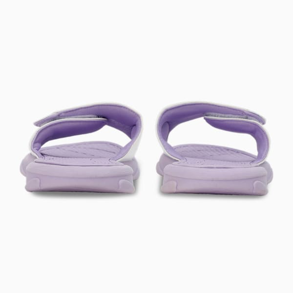 Royalcat Comfort Women's Slides, Vivid Violet-PUMA White, extralarge-IND