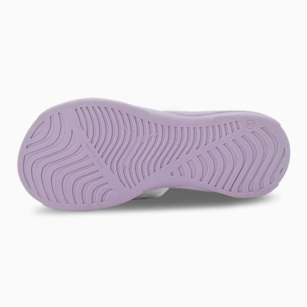 Royalcat Comfort Women's Slides, Vivid Violet-PUMA White, extralarge-IND
