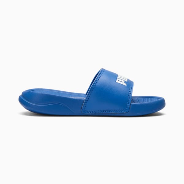 Popcat 20 Little Kids' Slides, Palace Blue-Puma White, extralarge