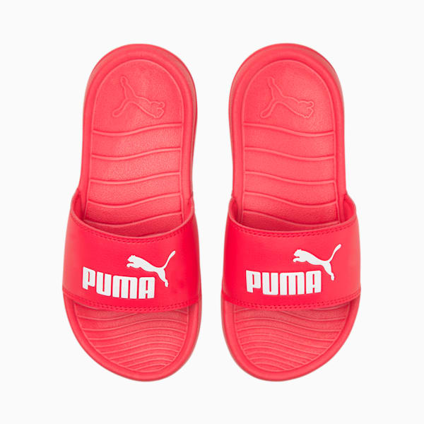 Popcat 20 Kid's Slides, Sunblaze-Puma White, extralarge-IND