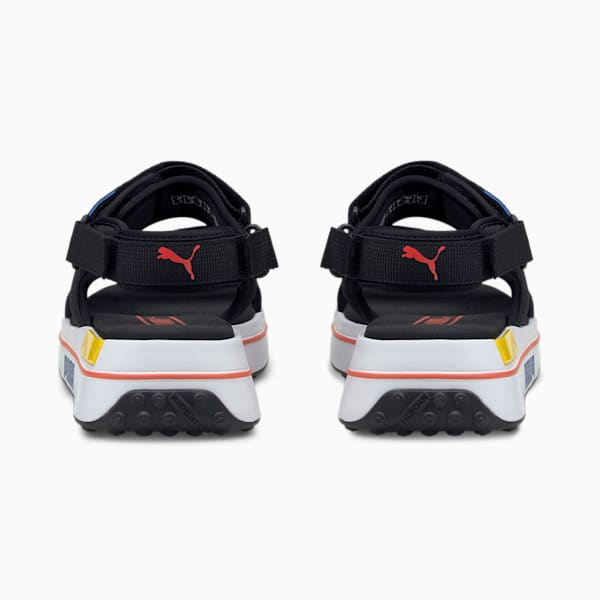 Future Rider Unisex Sandals, Puma Black-Star Sapphire-Poppy Red