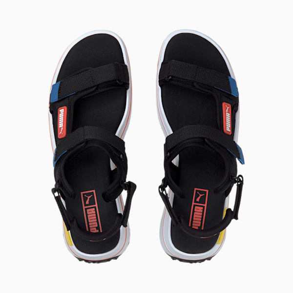 Future Rider Sandals, Puma Black-Star Sapphire-Poppy Red, extralarge