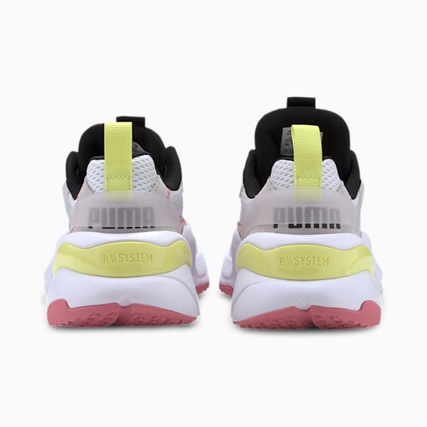 Rise Contrast Women's Sneakers, Puma White-Purple Heather-Sunny Lime, extralarge