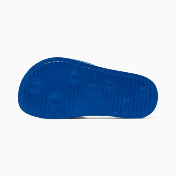 PUMA x SONIC Leadcat Little Kids' Slides, Palace Blue-Puma White, extralarge