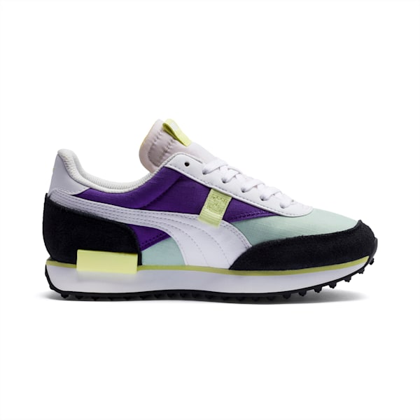 Future Rider Play On Sneakers Big Kids, Mist Green-Purple Corallites-Puma White, extralarge