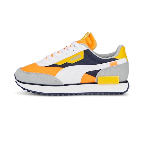 Future Rider Play On Youth Sneakers, Ultra Orange-PUMA White, extralarge-IND