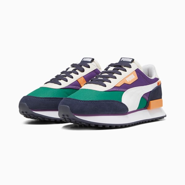 Tenis Adolescente Future Rider Play On, Archive Green-Purple Pop, extralarge