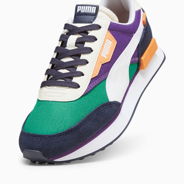 Tenis Adolescente Future Rider Play On, Archive Green-Purple Pop, extralarge
