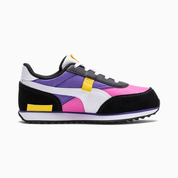 Future Rider Play On Little Kids' Shoes, Luminous Pink-Puma White-Puma Black, extralarge