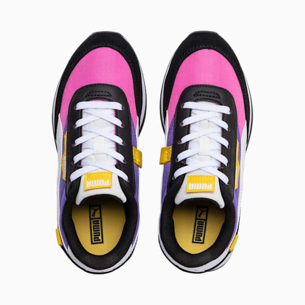 Future Rider Play On Little Kids' Shoes, Luminous Pink-Puma White-Puma Black, extralarge