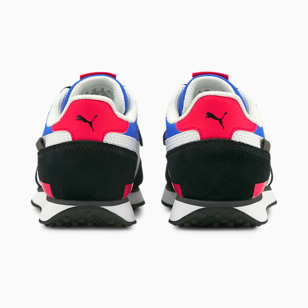 Future Rider Play On Kid's Sneakers, Puma Black-Yellow Glow-Ultra Blue, extralarge-IND