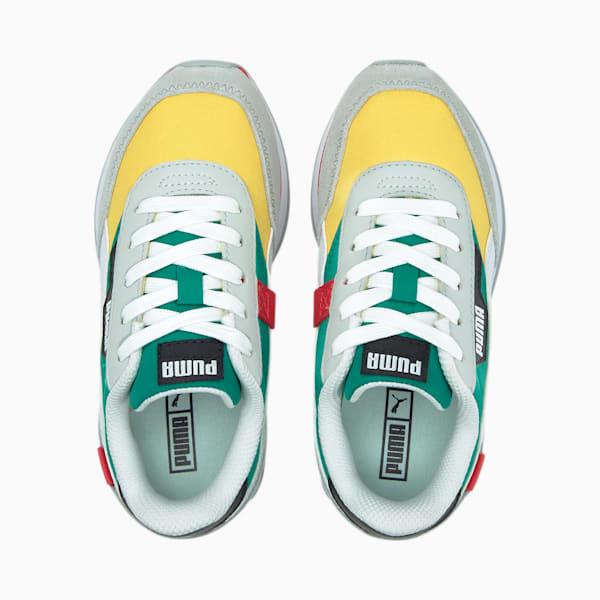 Future Rider Play On Kid's Sneakers, Spectra Yellow-Parasailing-High Rise, extralarge-IND
