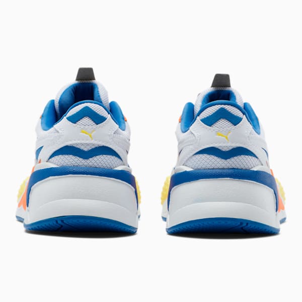 RS-X³ Puzzle Sneakers JR, Puma White-Puma White-Firecracker, extralarge