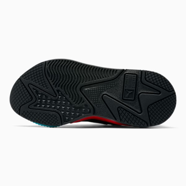 RS-X³ Puzzle Sneakers JR, Puma Black-Puma Black-High Risk Red, extralarge