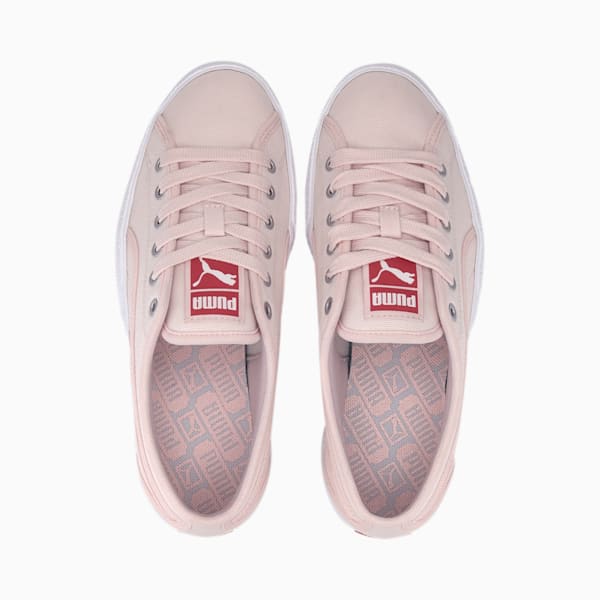 Puma canvas shoes pink sales