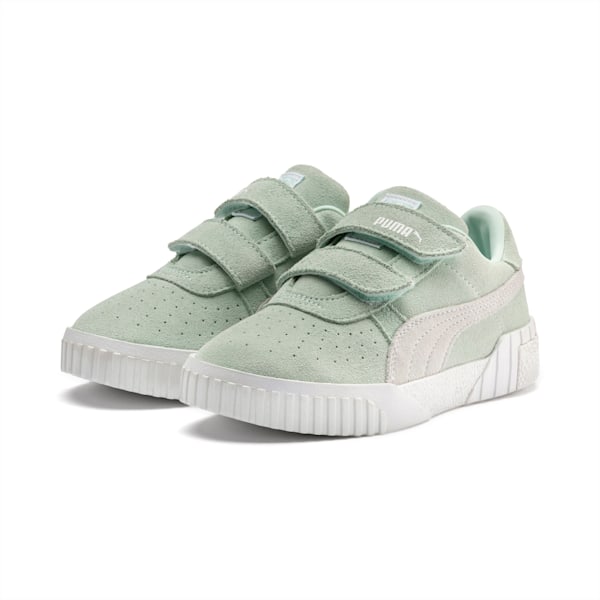 SG x Cali Suede Little Kids' Shoes, Fair Aqua-Puma White, extralarge