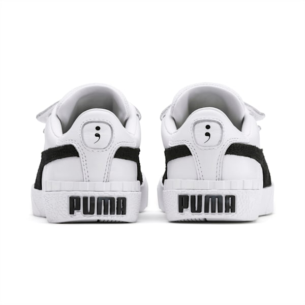 SG x Cali B+W Little Kids' Shoes, Puma White-Puma Black, extralarge