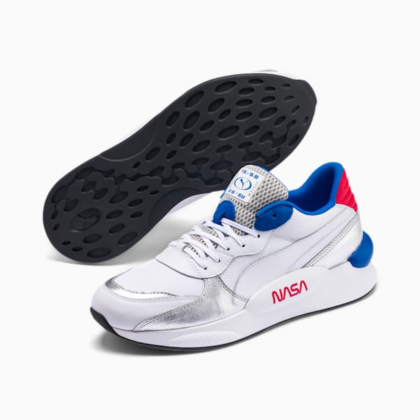 RS 9.8 Space Agency Sneakers, Puma White-Puma Silver, extralarge