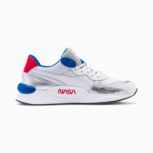 RS 9.8 Space Agency Sneakers, Puma White-Puma Silver, extralarge