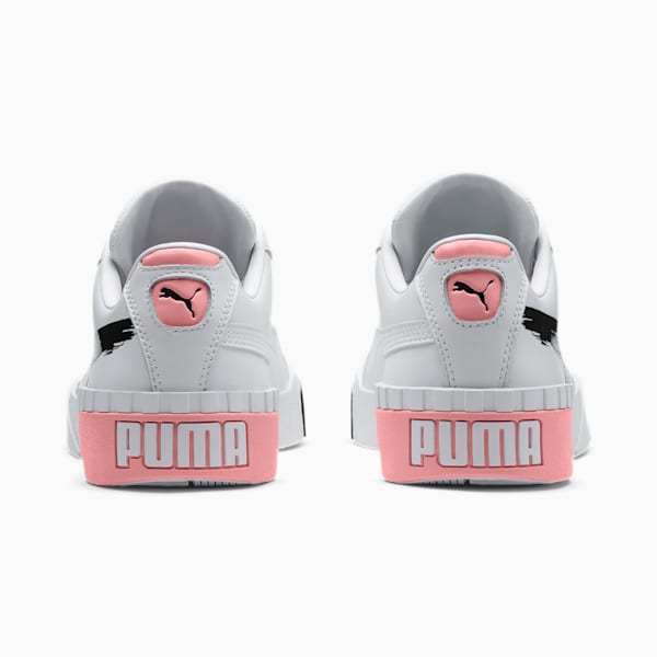 PUMA x MAYBELLINE Cali Women's Sneakers, Puma White-Puma Black-Powder Pink