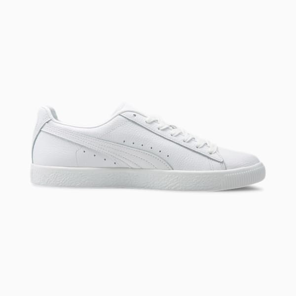 Clyde Blank Men's Sneakers, Puma White-Puma White, extralarge