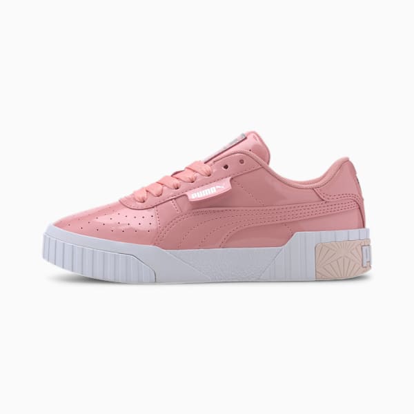 Cali Patent Sneakers JR, Peony-Puma White, extralarge