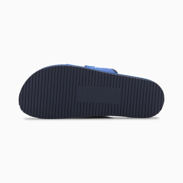 Wilo Lux Nylon Sandals, Palace Blue-Hot Coral-Dark Denim, extralarge