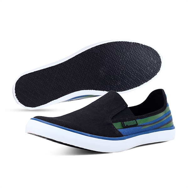 Campario 2 IDP Sneakers, Puma Black-Garden Green-Galaxy Blue, extralarge-IND