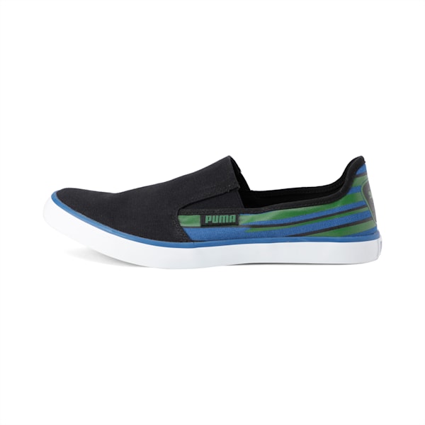 Campario 2 IDP Sneakers, Puma Black-Garden Green-Galaxy Blue, extralarge-IND