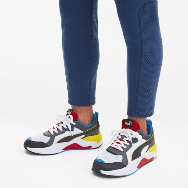 X-RAY Sneakers, Puma White-Puma Black-Dark Shadow-High Risk Red-Palace Blue, extralarge-IND