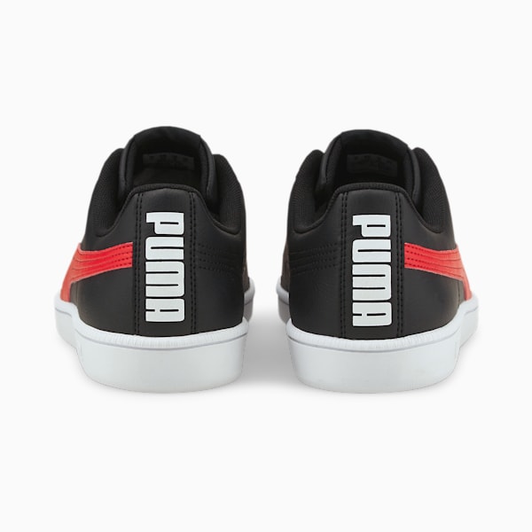 PUMA Up Baseline Unisex Sneakers, Puma Black-High Risk Red-Puma White, extralarge-IND