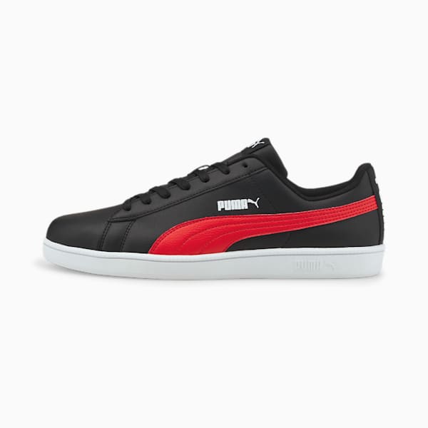 PUMA Up Baseline Unisex Sneakers, Puma Black-High Risk Red-Puma White, extralarge-IND