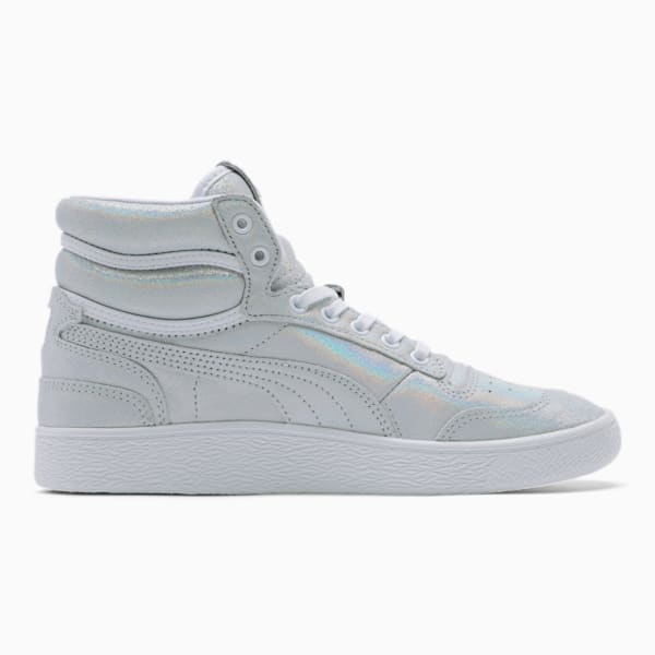 Ralph Sampson Mid Winter Glimmer Women’s Sneakers, Puma Silver-Puma White, extralarge