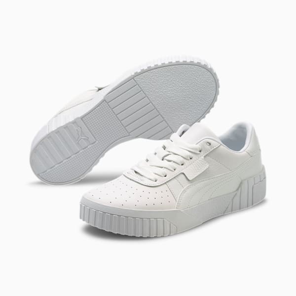 Cali Blank Women's Sneakers, Puma White-Puma White, extralarge