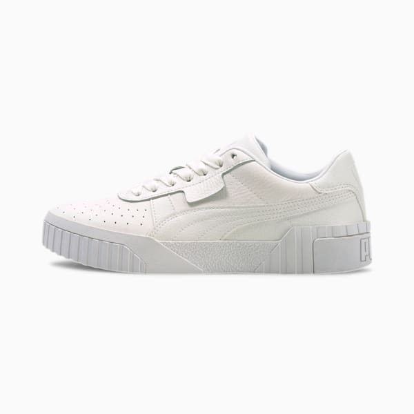 Cali Blank Women's Sneakers, Puma White-Puma White, extralarge