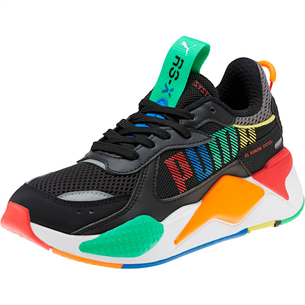 RS-X Bold Sneakers JR, Puma Black-ANDEAN TOUCAN-Orange Popsicle, extralarge