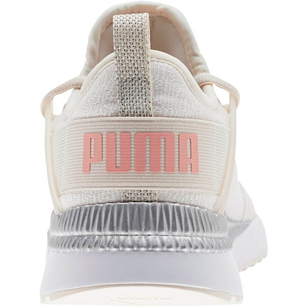Pacer Next Cage Glitter Women's Sneakers, Pastel Parchment-Bridal Rose-Puma White-Puma Silver, extralarge