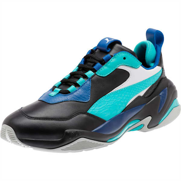 Thunder Holiday Sneakers, Black-Blue Tur-Galaxy Blue, extralarge