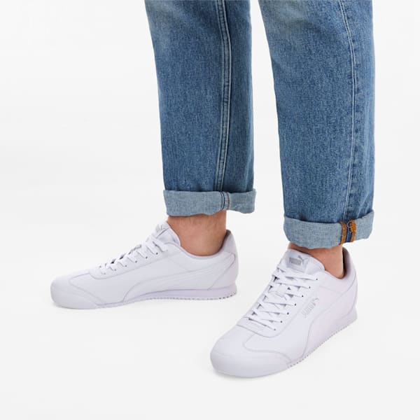 PUMA Turino FSL SoftFoam+ Unisex Shoes, Puma White-Puma White-Puma White, extralarge-IND