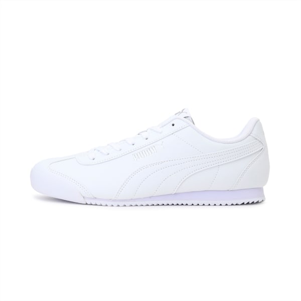 PUMA Turino FSL SoftFoam+ Unisex Shoes, Puma White-Puma White-Puma White, extralarge-IND
