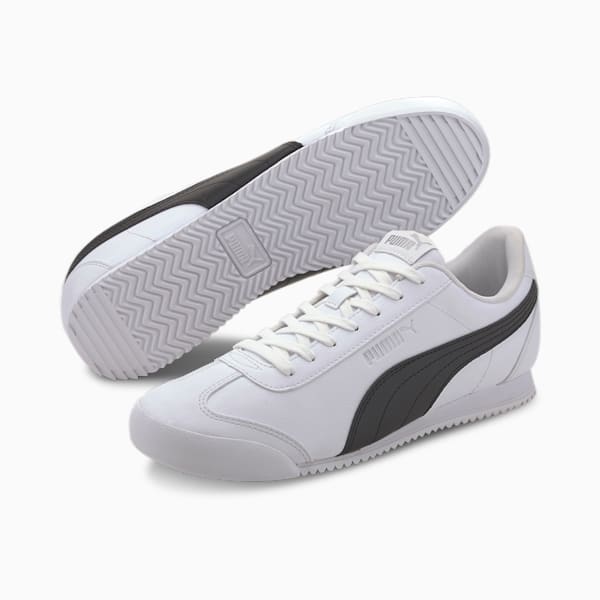 ユニセックス プーマ チュリーノ FSL スニーカー, Puma White-Puma Black-Puma Silver, extralarge-JPN