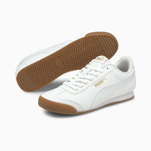 PUMA Turino FSL SoftFoam+ Unisex Shoes, Puma White-Puma White-Gum, extralarge-IDN