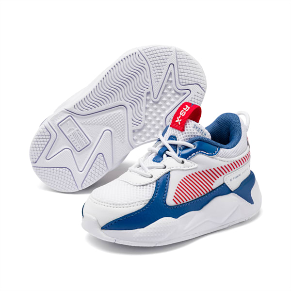 RS-X Joy Toddler Shoes, Puma White-High Risk Red, extralarge