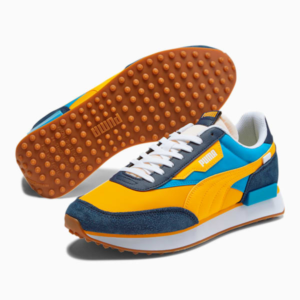 Future Rider OG Men's Sneakers, Peacoat-Spectra Yellow, extralarge