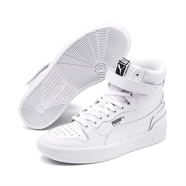 Sky LX Mid Athletic Men's Sneakers, Puma White-Puma Black, extralarge